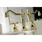 Kingston Brass KS1972NX Widespread Bathroom Faucet with Brass Pop-Up, Polished Brass KS1972NX - alternate 6